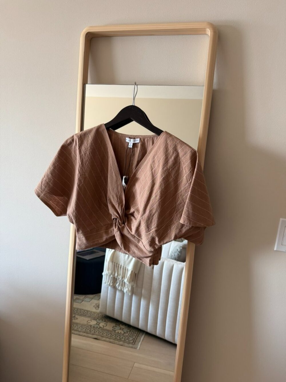 NWT Miou Muse Cropped Top (Size S) $50